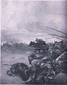 India sötét fiai harcolnak a királyért. A Bengal Lancers vádja